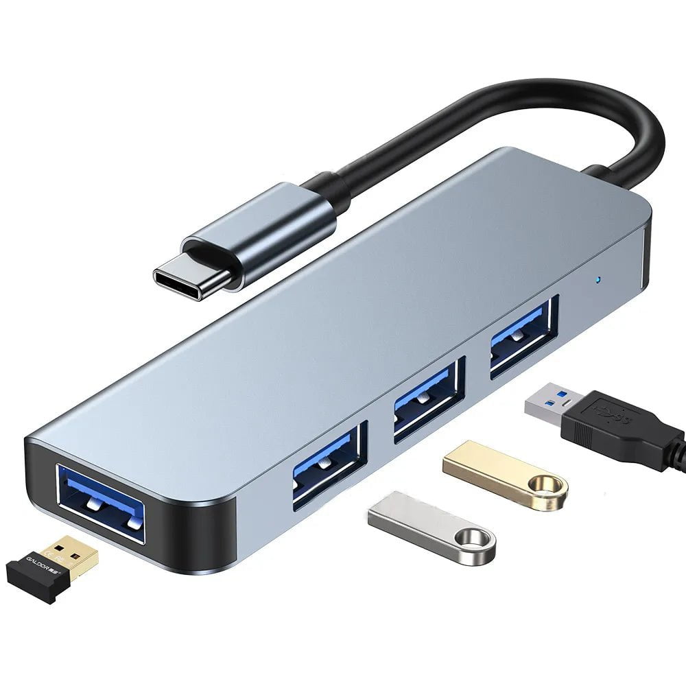 Storazone 4in1 USB C HUB Type C Splitter Thunderbolt 3 Docking Station Laptop Adapter With For Macbook Air M1 iPad Pro RJ45 HDMI