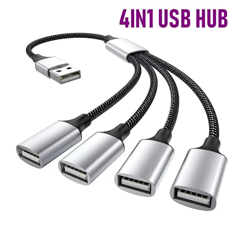 Storazone 4IN1 USB Edition Multi USB Hub Extensions 4 Port Type C Hub USB Splitter Fast Data Transmission OTG Adapter For Computer Xiaomi Macbook Pro Air