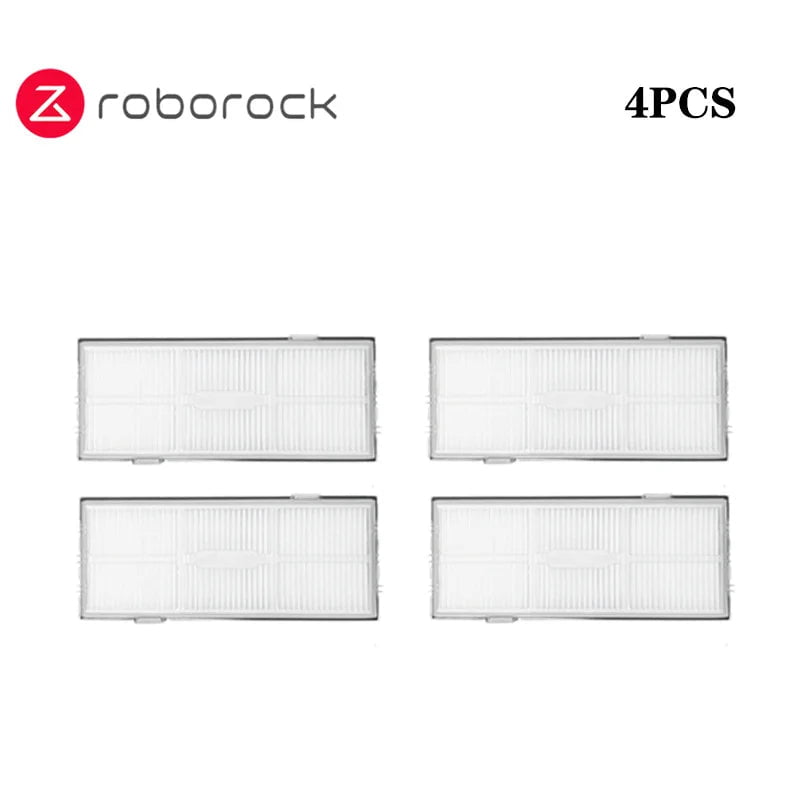 Storazone 4PCS 3 Roborock S7 S70 S7Max T7S T7S Plus Robot Vacuum  Cleaner Accessories Main Brush cover Hepa Filter Mop Pad Spare Parts