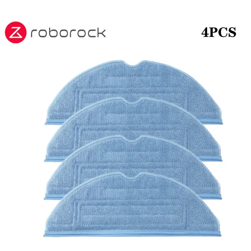 Storazone 4PCS 4 Roborock S7 S70 S7Max T7S T7S Plus Robot Vacuum  Cleaner Accessories Main Brush cover Hepa Filter Mop Pad Spare Parts