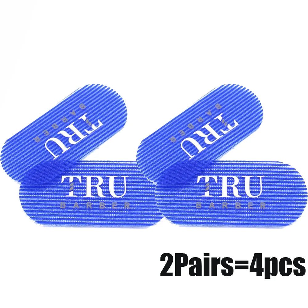 Storazone 4pcs Blue 6/2Pcs Salon Barber Hair Sticker Hairdressing Tape Hair Gripper Hair Holder Hairpin Barber Supplies Hair Dresser Accessories