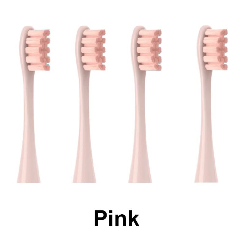 Storazone 4PCSPink 4PCS Replacement Heads For Oclean Flow/X/ X PRO/ Z1/ F1/ One/ Air 2 /SE Brush Heads Soft DuPont Sonic Toothbrush Vacuum Bristle