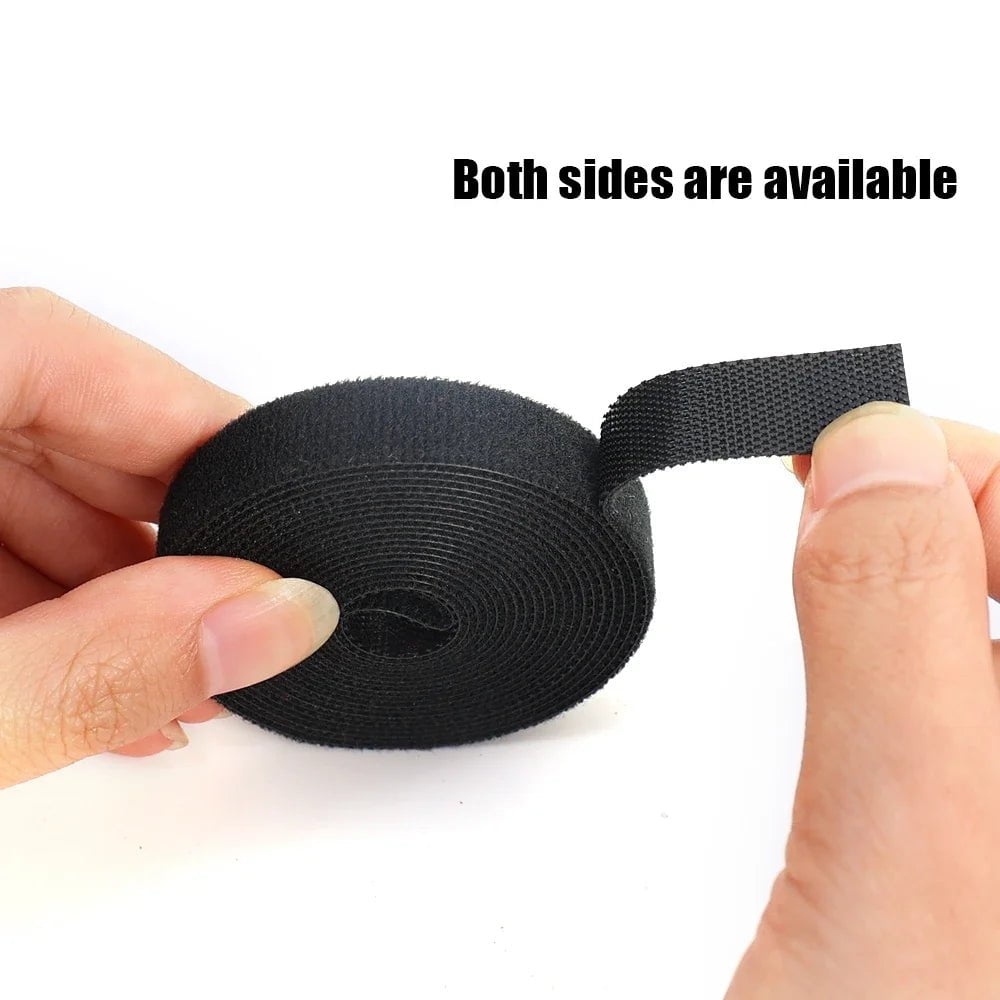 Storazone 5/1Rolls Nylon Plant Ties Resealable Cable Ties Self Adhesive Plant Fastener Tape For Support Grape Vines Tomato Garden Supplies