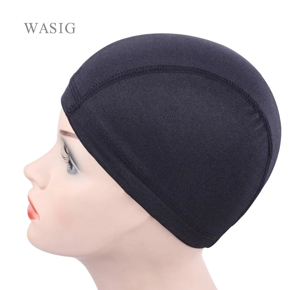 Storazone 5 Pcs/lots Dome Caps Mesh Caps Wig Caps for Making Wigs Weaving Caps Hair Nets Elastic Nylon Breathable Mesh Hairnets