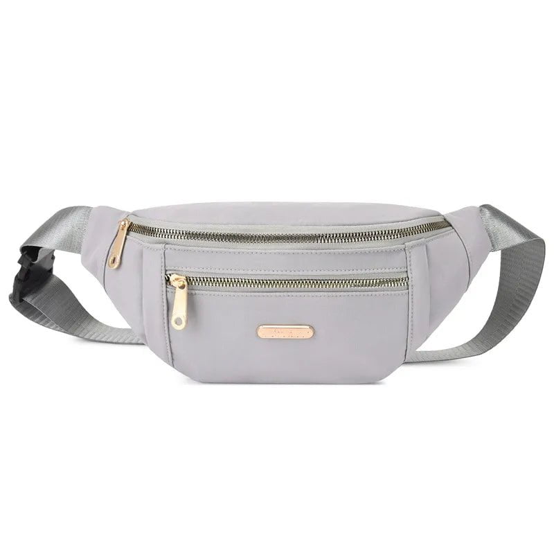 Storazone 5 Waist Bags for Women Oxford Leisure Color Waist Bag Shoulder Crossbody Chest Bags Handbags All-match Messenger Belt Bags