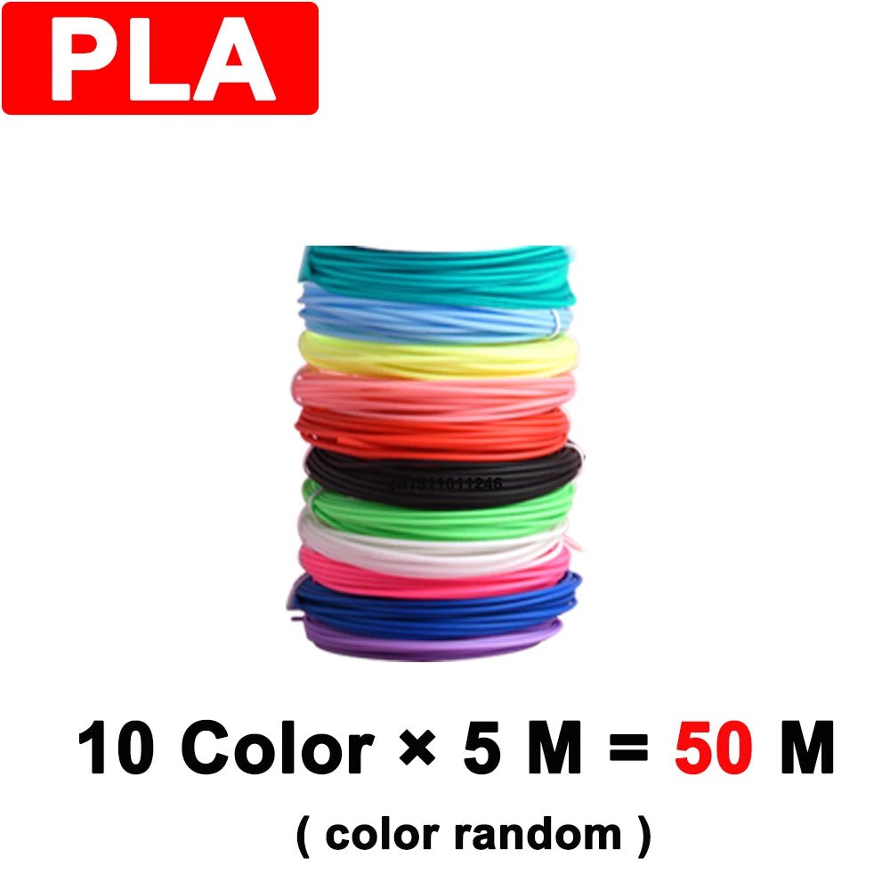 Storazone 50M PLA only / PLA Filagment 3D Pen for Children 3D Drawing Printing Pen with LCD Screen Compatible PLA Filament Toys for Kids Christmas Birthday Gift