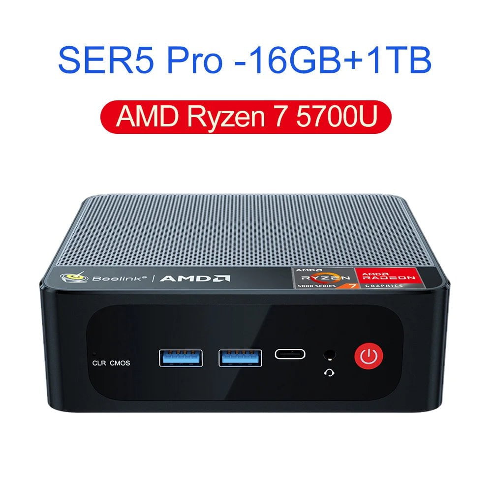 Storazone 5700U 16G1T / AMD Processor / us | Russian Federation Beelink Mini PC SER5 Max AMD Ryzen 7 5800H DDR4 32G 500G NVME SSD SER6 Pro 7735HS DDR5 SER5 Pro 5700U 5500U Gaming Mini Computer