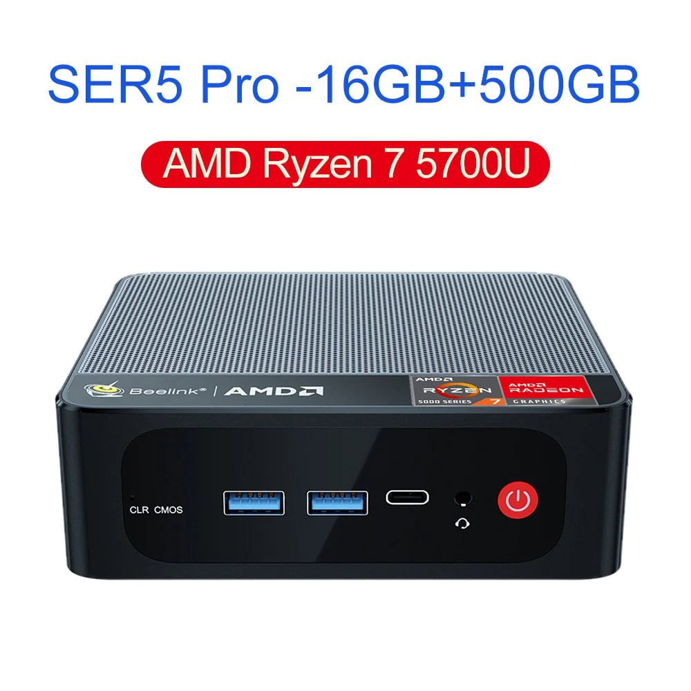 Storazone 5700U 16G500G / AMD Processor / us | Russian Federation Beelink Mini PC SER5 Max AMD Ryzen 7 5800H DDR4 32G 500G NVME SSD SER6 Pro 7735HS DDR5 SER5 Pro 5700U 5500U Gaming Mini Computer