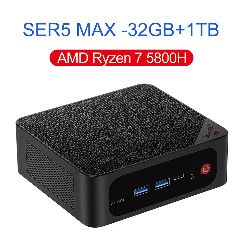 Storazone 5800H 32G1T / AMD Processor / us | Russian Federation Beelink Mini PC SER5 Max AMD Ryzen 7 5800H DDR4 32G 500G NVME SSD SER6 Pro 7735HS DDR5 SER5 Pro 5700U 5500U Gaming Mini Computer
