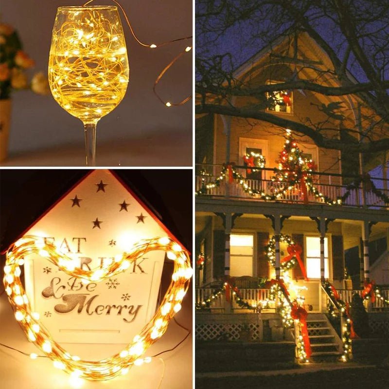 Storazone 5M/12M/22M/32M Solar Light Outdoor Garden Fairy String Light Led Twinkle Waterproof Lamp for Christmas Patio Tree Party