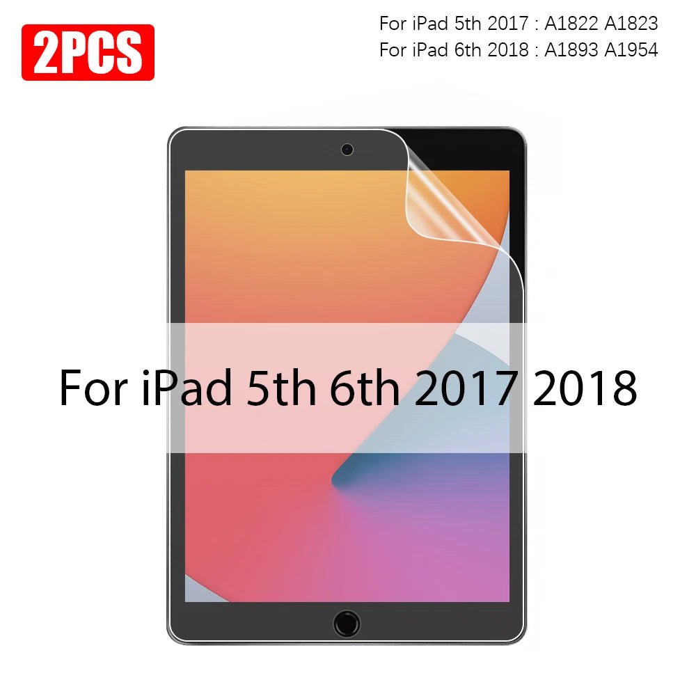 Storazone 5th 6th 2017 2018 2PCS Paper Film Like For Ipad 10th Pro 11 12.9 2022 2021 Screen Protector For Ipad Air 5 4 3 2 1 Mini 6 7th 8th 9th Generation