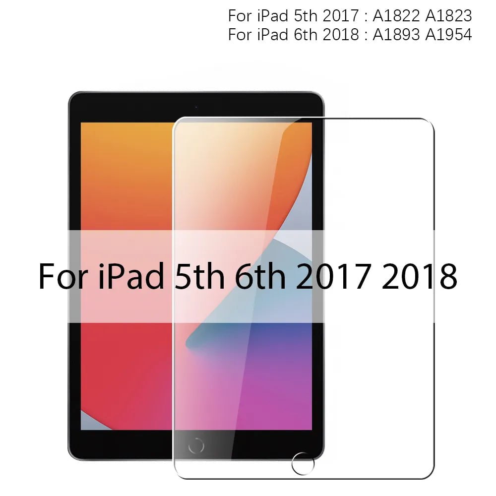 Storazone 5th 6th 2017 2018 Tempered Glass Screen Protector For Ipad Pro 12.9 11 6th 2022 Air 5 4 3 2 1 9 9th 10 10th Gen Mini 6 2021 10.9 10.2 9.7 Film