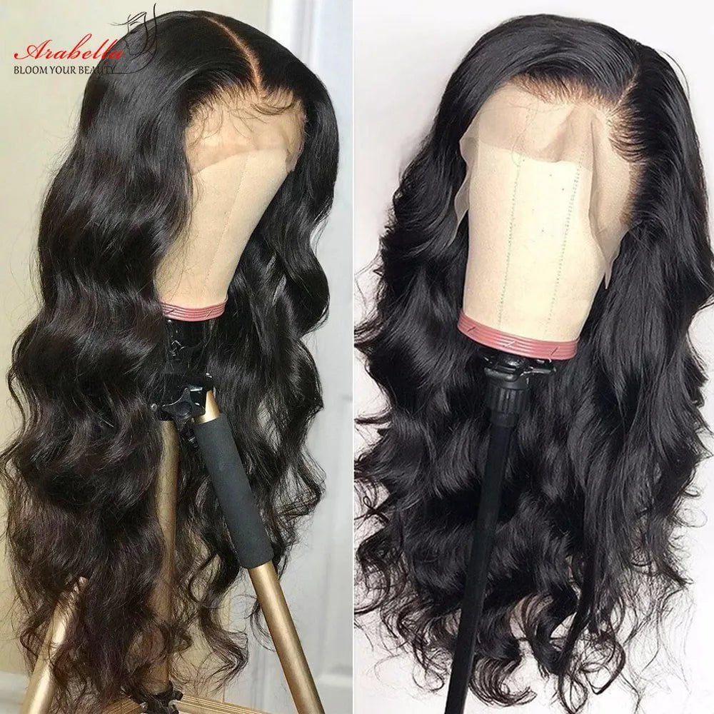 Storazone 5x6 Glueless Wig 12A / CHINA / 18inches | 180 density Wigs Human hair Lace Front Wig 100% Human Hair Wigs Glueless 5x6 Body Wave Wig 13x4 Transparent Closure Brazilian Human Hair