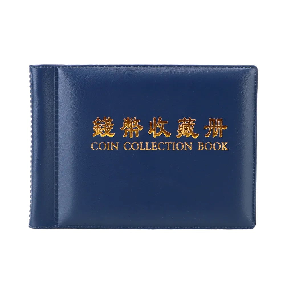 Storazone 60 Pocket NICEYARD 120/60 Pockets Artificial PU Leather Coins Collection Album Book Collecting Money Organizer Storage Bags PVC Film