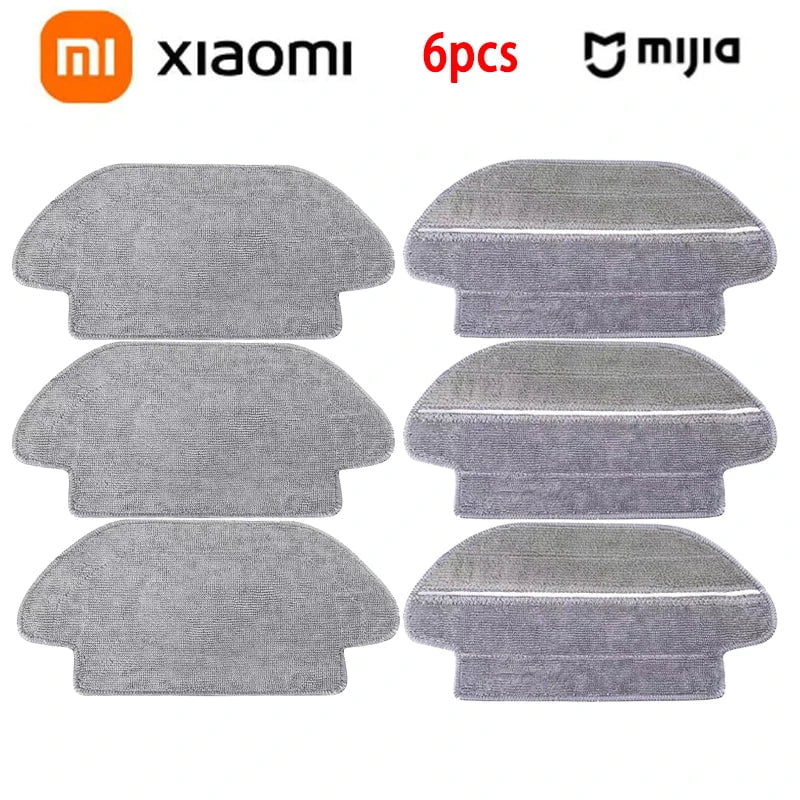 Storazone 6PCS 1 Xiaomi Mijia Mi Robot Vacuum-Mop Pro STYTJ02YM 2S / 3C / Conga 3490 Viomi V2 PRO V3 SE Main Side Brush Hepa Filter Mop Part