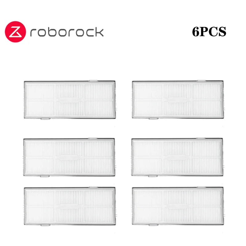 Storazone 6PCS 2 Roborock S7 S70 S7Max T7S T7S Plus Robot Vacuum  Cleaner Accessories Main Brush cover Hepa Filter Mop Pad Spare Parts