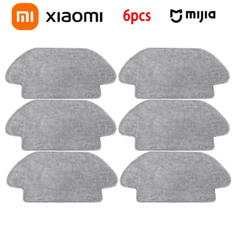 Storazone 6PCS 2 Xiaomi Mijia Mi Robot Vacuum-Mop Pro STYTJ02YM 2S / 3C / Conga 3490 Viomi V2 PRO V3 SE Main Side Brush Hepa Filter Mop Part