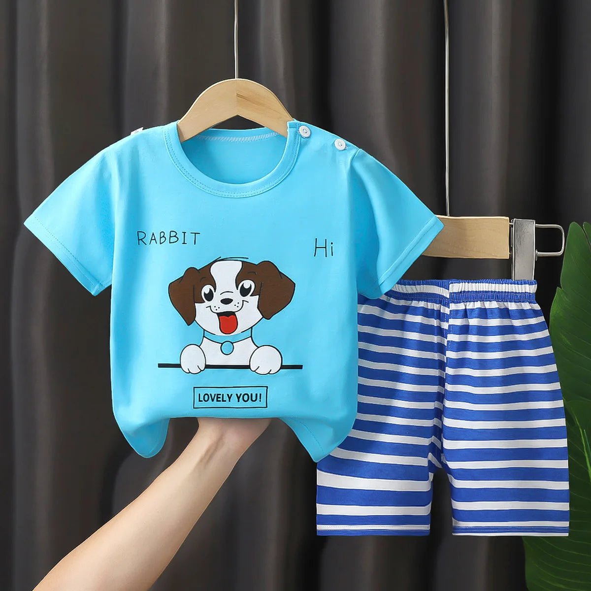 Storazone 7 / 6M Mickey mouse Baby Kids Sport Clothing Disney Clothes Sets for Boys Costumes summer Cotton Baby Clothes 0 -3Years Old