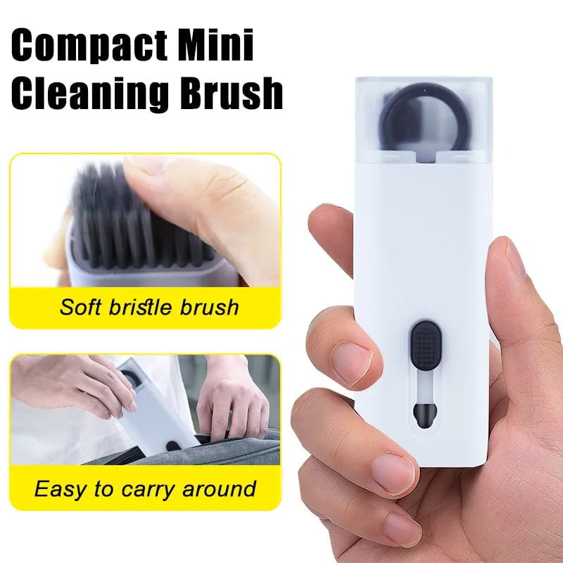 Storazone 7-in-1 Computer Keyboard Cleaner Brush Screen cleaning Spray Bottle Set Earphones Cleaning Pen Cleaning Tools Keycap Puller