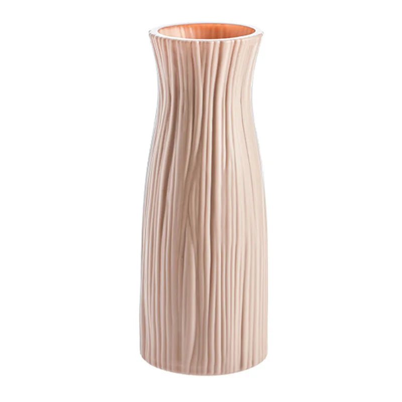 Storazone 7 Plastic Vase Home for Decoration White Imitation Ceramic Flower Pot Plants Basket Nordic Wedding Decorative Dining Table Bedroom