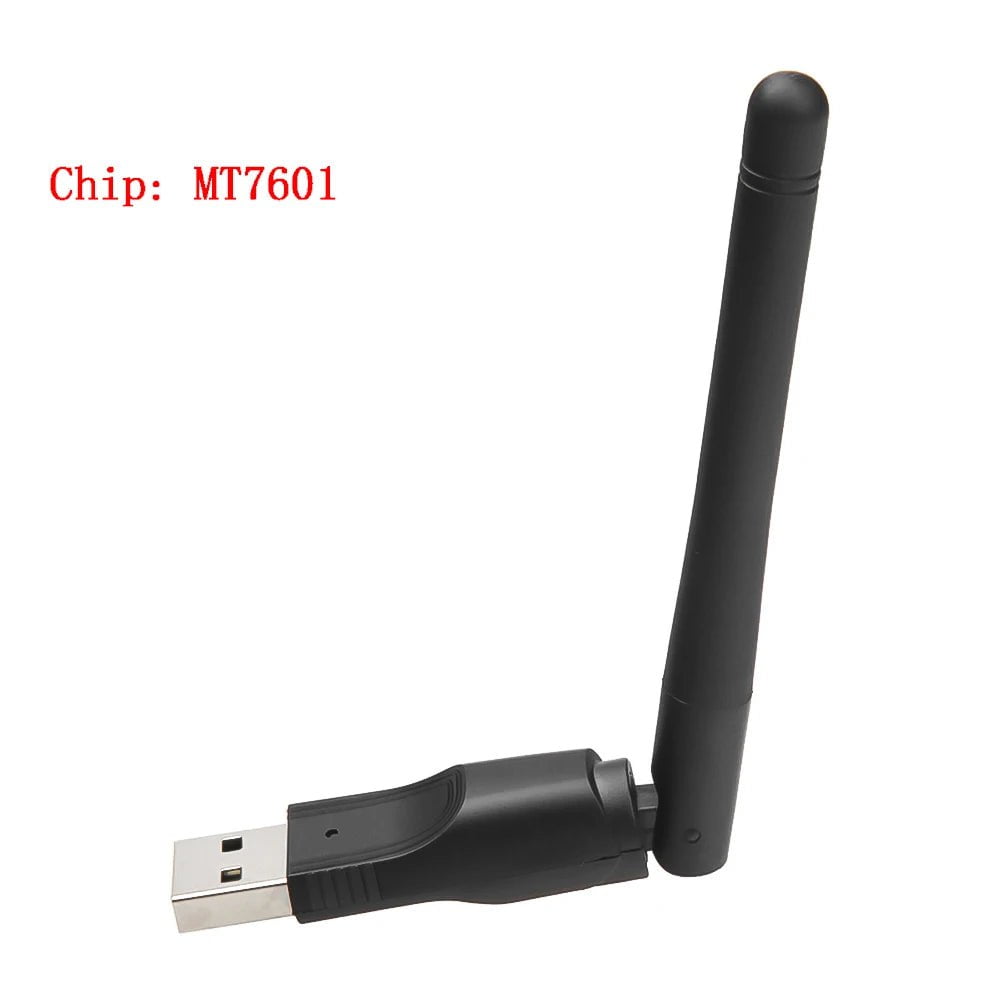 Storazone 7601 Chip / CHINA 150Mbps MT7601 Mini USB WiFi Adapter 2.4GHz Wireless Network Card 802.11 b /g/n WiFi Receiver LAN Dongle For Set Top Box RTL8188