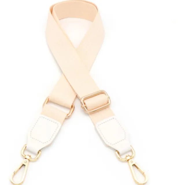 Storazone 8 / Gold buckle Nylon Shoulder Bag Strap Wide Spare Bag Strap Pure Color Women's Nylon Messenger Bag Accessories Bag Straps