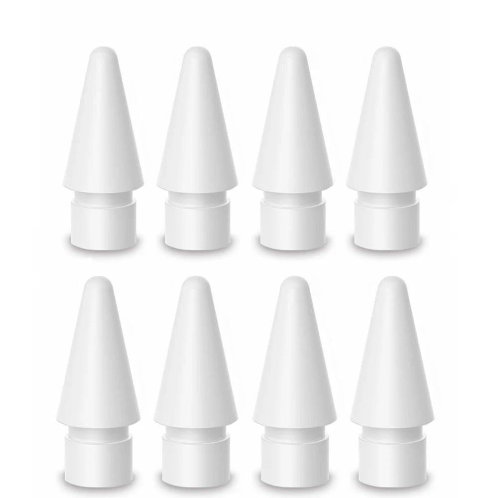 Storazone 8 Pcs For Apple Pencil Nib Double-Layered For Apple Pencil 1st 2nd Generation Tip For iPencil Tips For iPad Stylus Pen Replacement Nib