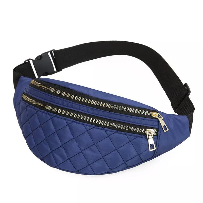 Storazone 8 Waist Bags for Women Oxford Leisure Color Waist Bag Shoulder Crossbody Chest Bags Handbags All-match Messenger Belt Bags