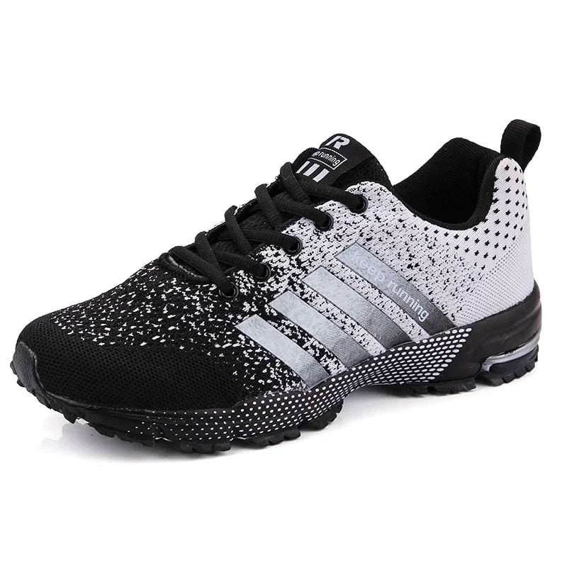 Storazone 8702-black and white / 35 2023 New Men's and Women's Running Shoes Breathable Outdoor Mountaineers Light Sports Shoes Comfortable Training Shoes