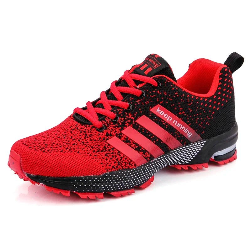 Storazone 8702-red / 35 2023 New Men's and Women's Running Shoes Breathable Outdoor Mountaineers Light Sports Shoes Comfortable Training Shoes