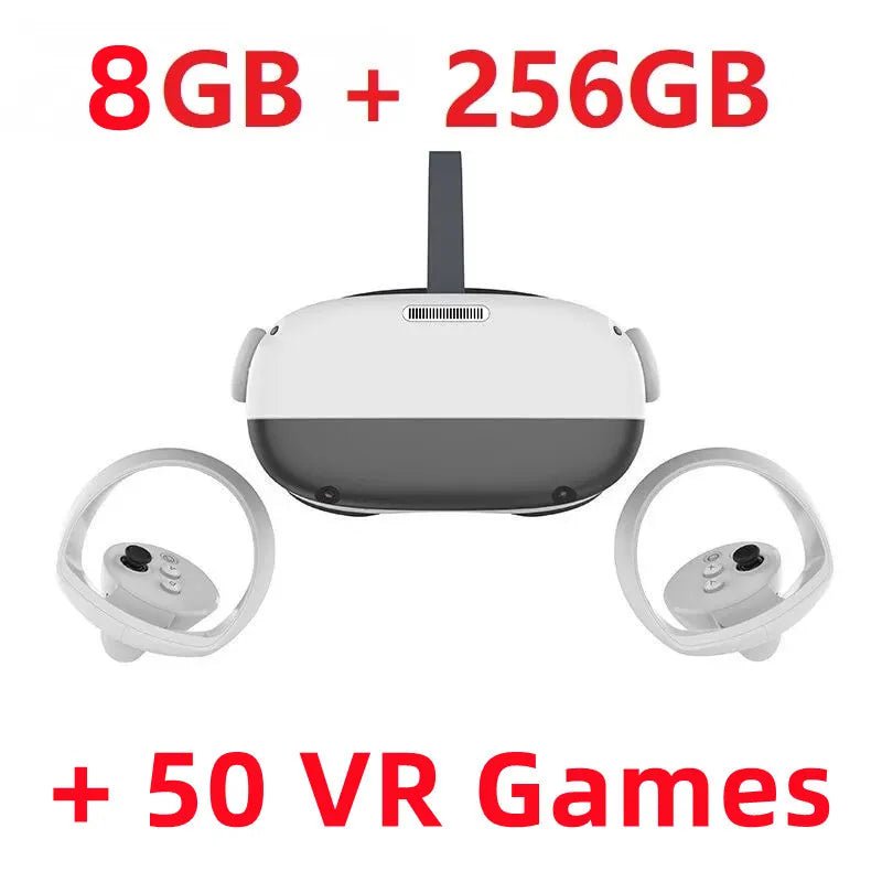 Storazone 8GB 256GB / CHINA New 3D 8K Pico Neo 3 VR Streaming Game Glasses Advanced All In One Virtual Reality Headset Display 55 Freely Popular Games 256GB