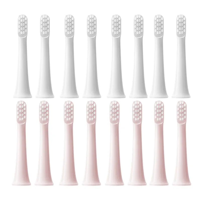 Storazone 8PCS For XIAOMI MIJIA T100 Replacement Brush Heads Sonic Electric Toothbrush Vacuum DuPont Soft Bristle Suitable Nozzles