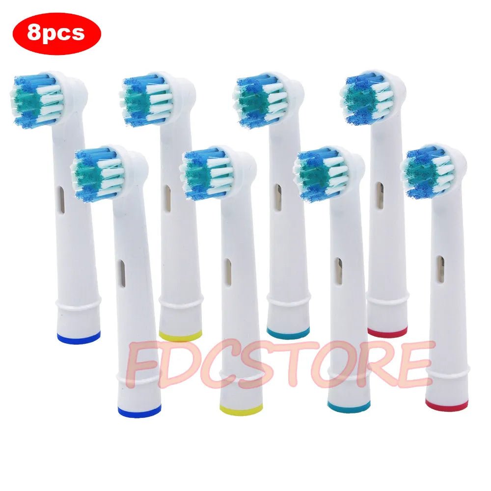 Storazone 8x Replacement Brush Heads For Oral-B Electric Toothbrush Fit Advance Power/Pro Health/Triumph/3D Excel/Vitality Precision Clean