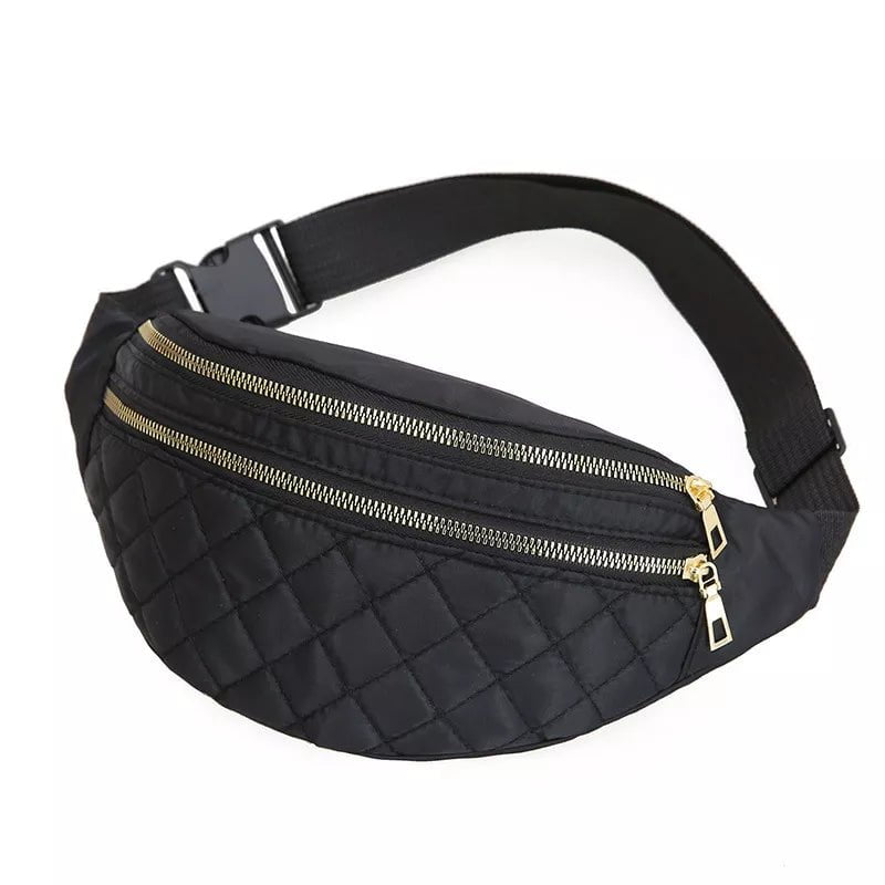 Storazone 9 Waist Bags for Women Oxford Leisure Color Waist Bag Shoulder Crossbody Chest Bags Handbags All-match Messenger Belt Bags