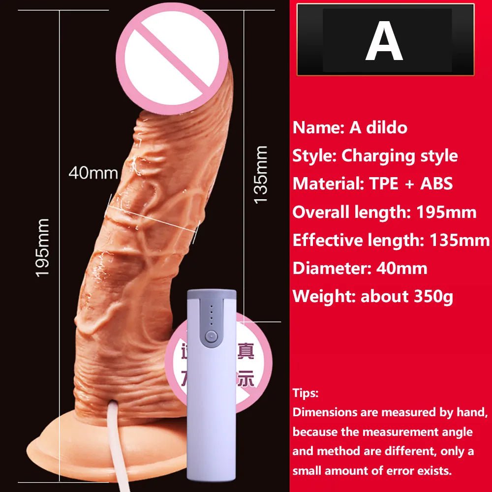 Storazone A / CHINA New Female Masturbator Vibrating Ejaculating Dildo For Men Realistic Dildos Anal Plug Dildo Vibrator For Couples Intimacy Goods