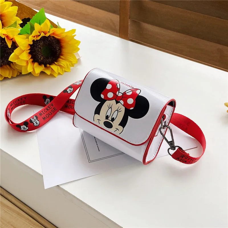 Storazone A Disney Shoulder Bag with Mickey Mouse Cute Mini Crossbody Bag for Kid Purse Minnie Mickey Mouse Cartoon Girls Side Bags