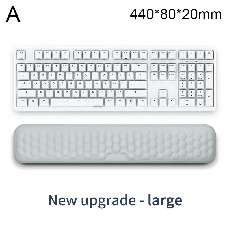 Storazone A The New Mouse & Keyboard Wrist Protection Rest Pad With Massage Texture For PC Gaming Laptop Keyboard Mouse Memory Cotton Rest