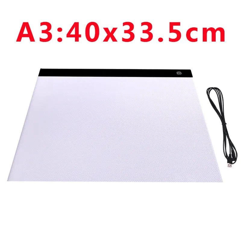 Storazone A3(40x33.5cm) A3/A4/A5 Size Led Light Pad Eye Protection Easier for Diamond Painting Embroidery Sale Three Level Dimmable Painting Pad