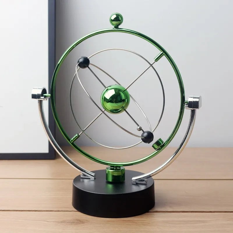 Storazone A4 / CHINA Newton Pendulum Ball Balance Ball Rotating Perpetual Motion Physical Science Pendulum Toy Physics Tumbler Craft Home Decoration