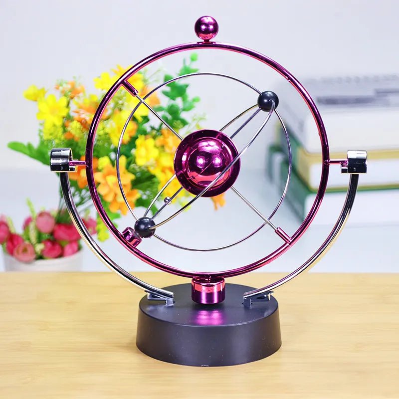 Storazone A5 / CHINA Newton Pendulum Ball Balance Ball Rotating Perpetual Motion Physical Science Pendulum Toy Physics Tumbler Craft Home Decoration