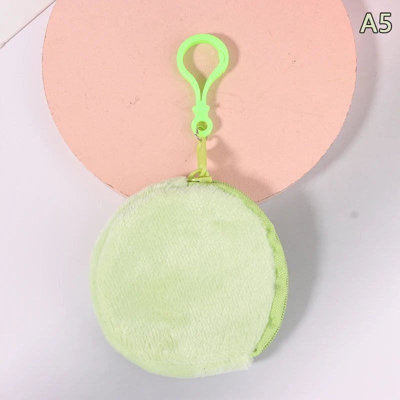 Storazone A5 HOT! Cute Cartoon Plush Shark Coin Purse Plush Animal Wallet For Women Kids Zipper Coin Bag
