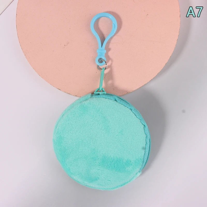 Storazone A7 HOT! Cute Cartoon Plush Shark Coin Purse Plush Animal Wallet For Women Kids Zipper Coin Bag