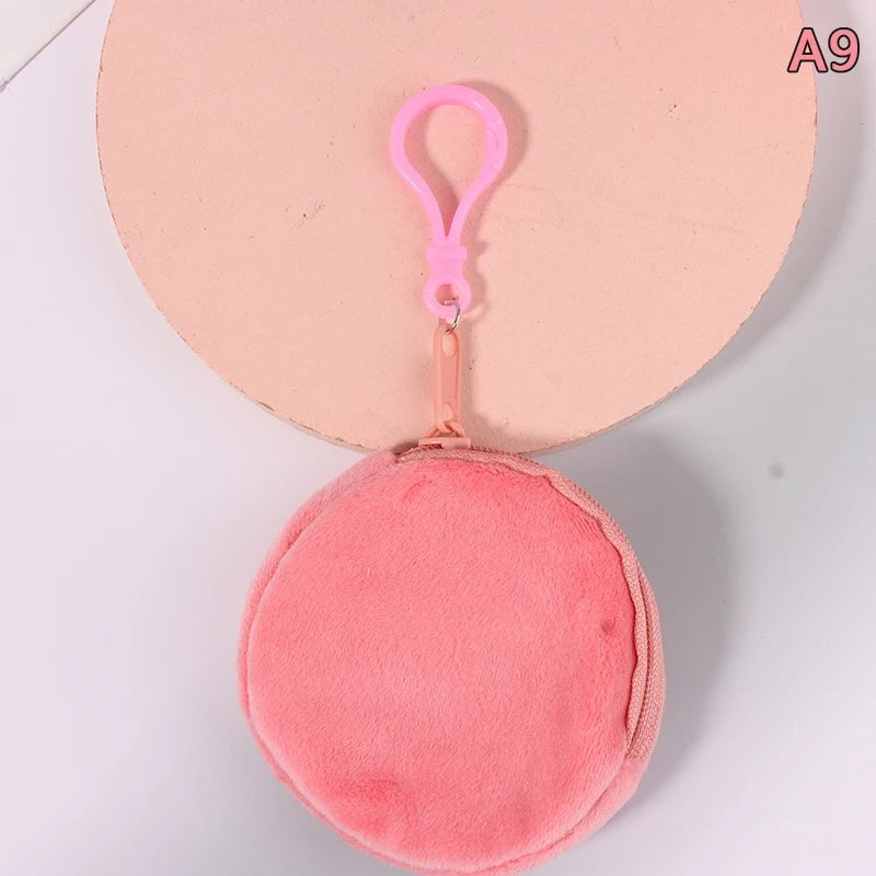 Storazone A9 HOT! Cute Cartoon Plush Shark Coin Purse Plush Animal Wallet For Women Kids Zipper Coin Bag