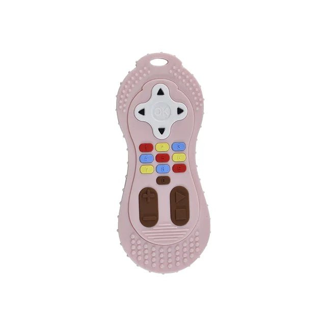 Storazone AAD0078-B TYRY.HU 1Pc Baby Silicone Teether Toys Remote Control Shape Teether Rodent Gum Pain Relief Teething Toy Kids Sensory Educational