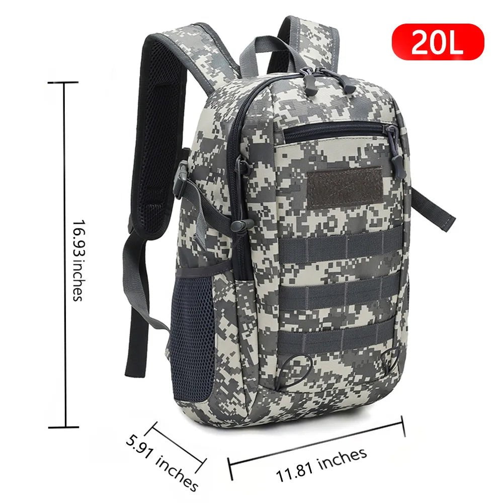 Storazone ACU-20L Outdoor Tactical Backpack Military Rucksacks Men 15L 20L Waterproof Sport Travel Backpacks Camping Mochila Fishing Hunting Bags