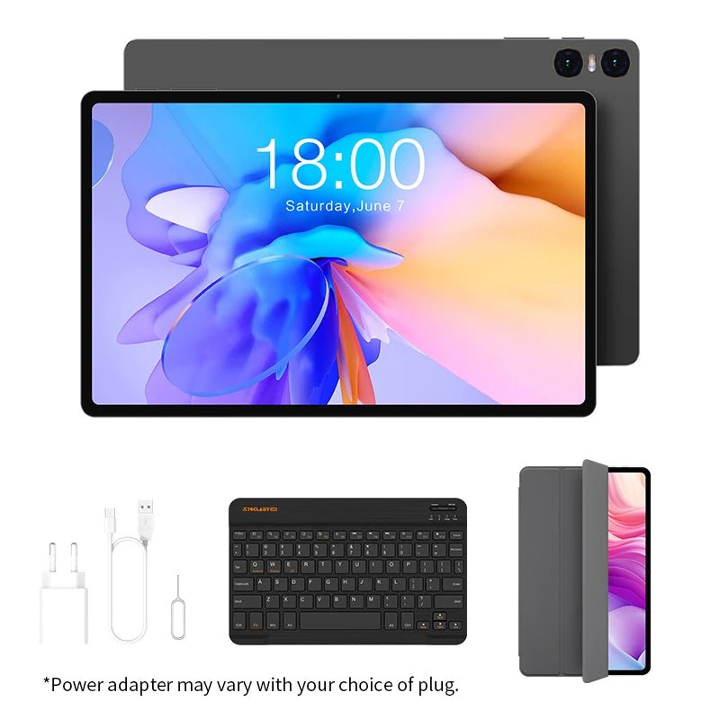 Storazone Add Case N Keyboard / EU Plug / Russian Federation Teclast T40HD 10.4'' Android 13 Tablet 1200x2000 FHD 8GB RAM 128GB ROM UNISOC T606 Octa Core Widevine L1 7200mAh 4G VoLTE Tablet