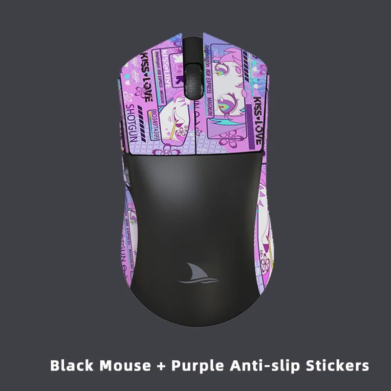 Storazone Add Purple Sticker 1 / CHINA Darmoshark M3 Optical Esports Gaming Mouse Wireless Bluetooth 3-Mode 26KDPI PAM3395 TTC Microswitch Mice For Computer Laptop PC