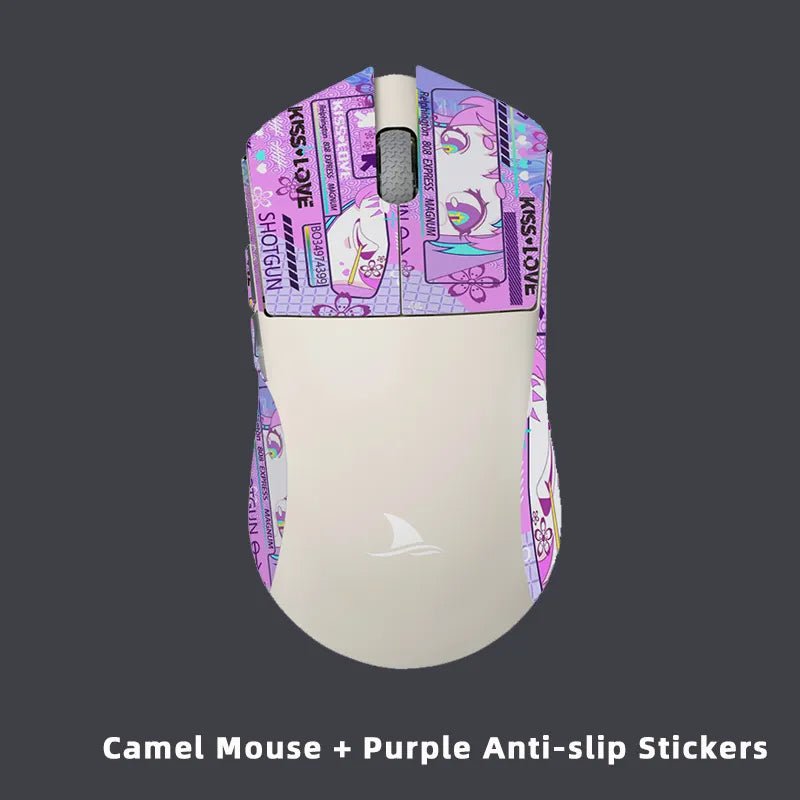 Storazone Add Purple Sticker 2 / CHINA Darmoshark M3 Optical Esports Gaming Mouse Wireless Bluetooth 3-Mode 26KDPI PAM3395 TTC Microswitch Mice For Computer Laptop PC