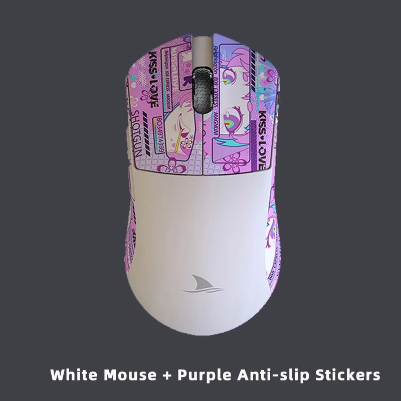 Storazone Add Purple Sticker / CHINA Darmoshark M3 Optical Esports Gaming Mouse Wireless Bluetooth 3-Mode 26KDPI PAM3395 TTC Microswitch Mice For Computer Laptop PC