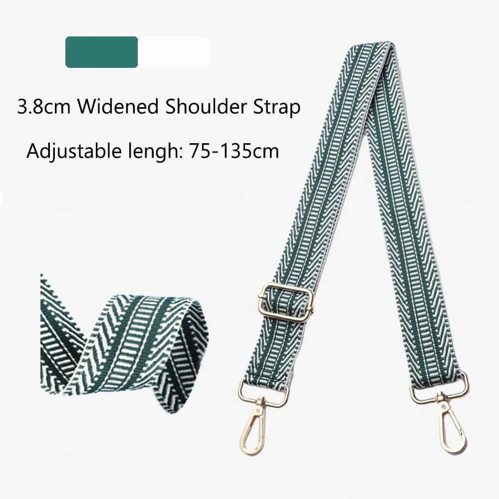 Storazone Adjustable Length Bag Strap Fashionable Full-colour Printing Women Messenger Belts Replacement Crossbody Handbag Shoulder Strap